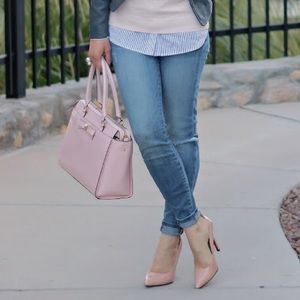 Kate Spade Vellum Pink Tote with Zipper